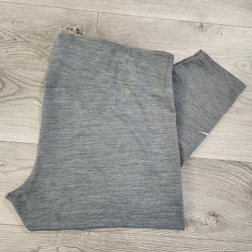 Nike Dri Fit Women's Plus‎ Size 3X Legging Skinny Pants Gray Pull On Logo